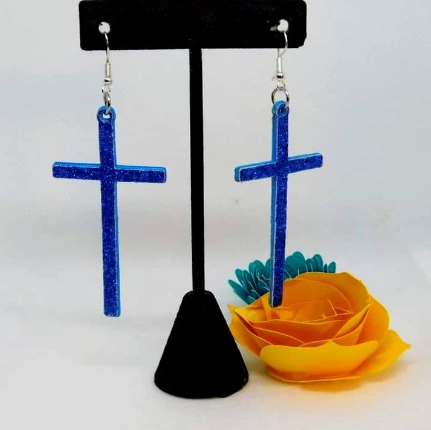 Cross earrings