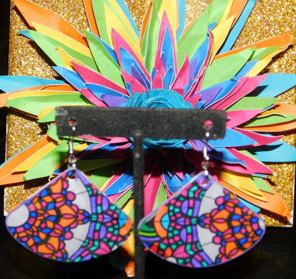 Small colorful earrings