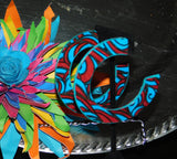 Zaria med hoop earrings